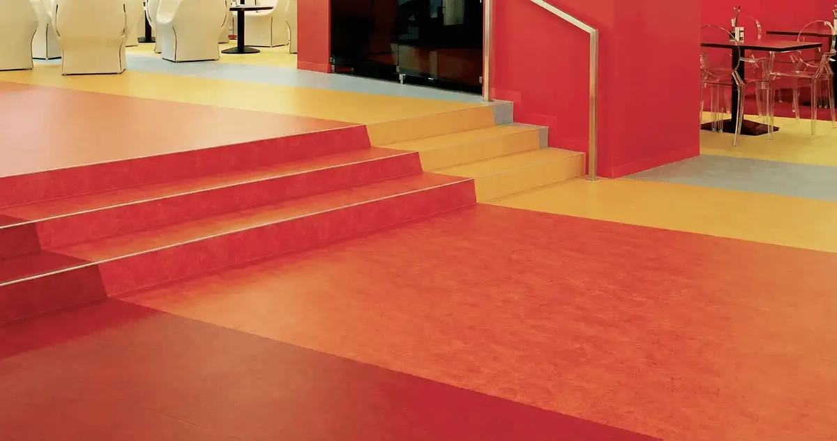 Snack bar with beautiful professionally installed linoleum flooring in Boise, ID