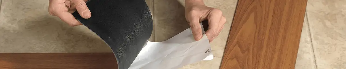 A professional installing vinyl flooring in Boise, ID